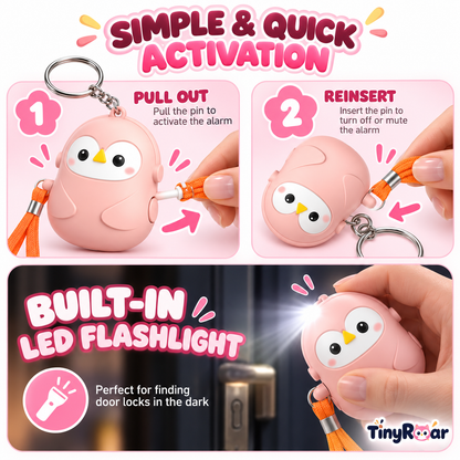 Personal Safety Alarm Keychain