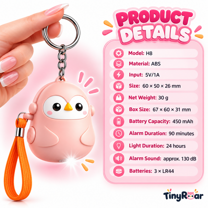Personal Safety Alarm Keychain